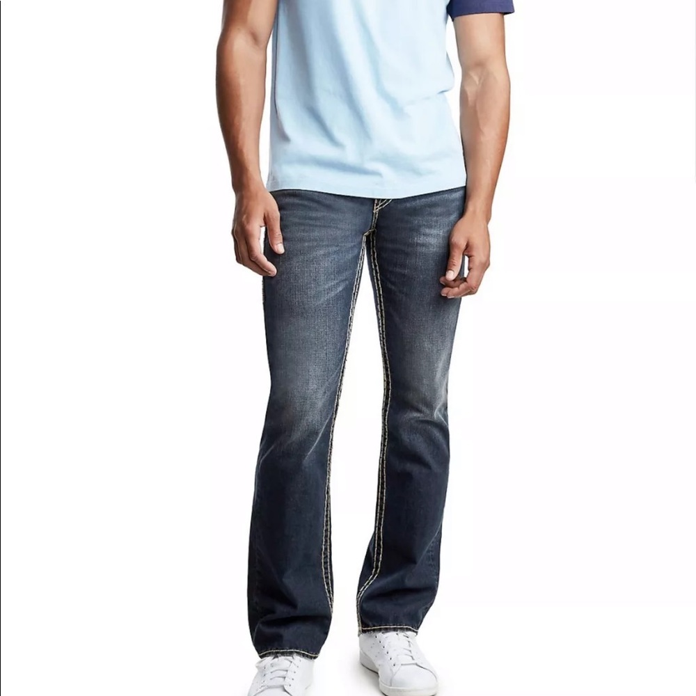 True Religion Men’s Super T Straight Jeans - Picture 3 of 8